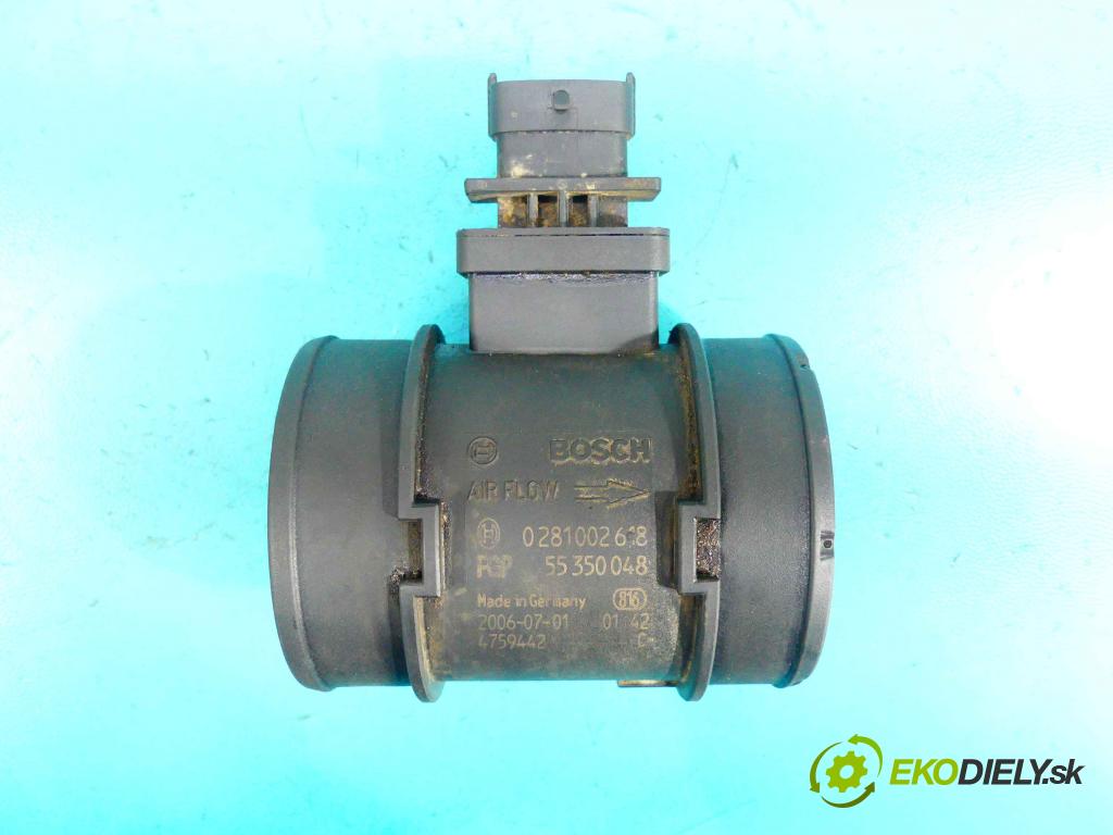 Opel Astra III 2004-2014 1.7 cdti 101 HP manual 74 kW 1686 cm3 5- průtokoměr: 55350048 (Váhy vzduchu)