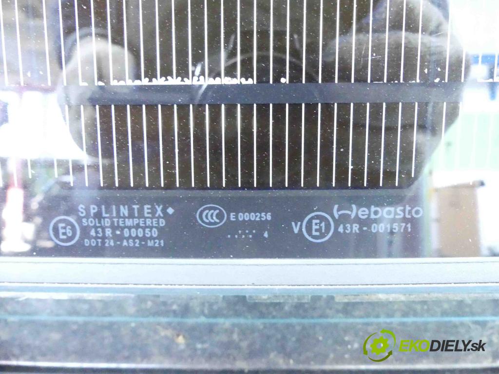 Audi A6 C6 2004-2011 3.0 tdi 224 hp automatic 165 kW 2967 cm3 4- Střešní okno: 4B0959591H (Okna karoserie)