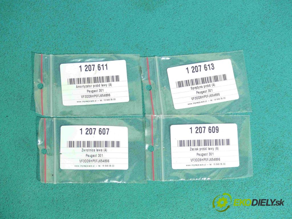 Peugeot 301 1.6 hdi 92 HP manual 68 kW 1560 cm3 4- náboj ľavé  (Náboje)