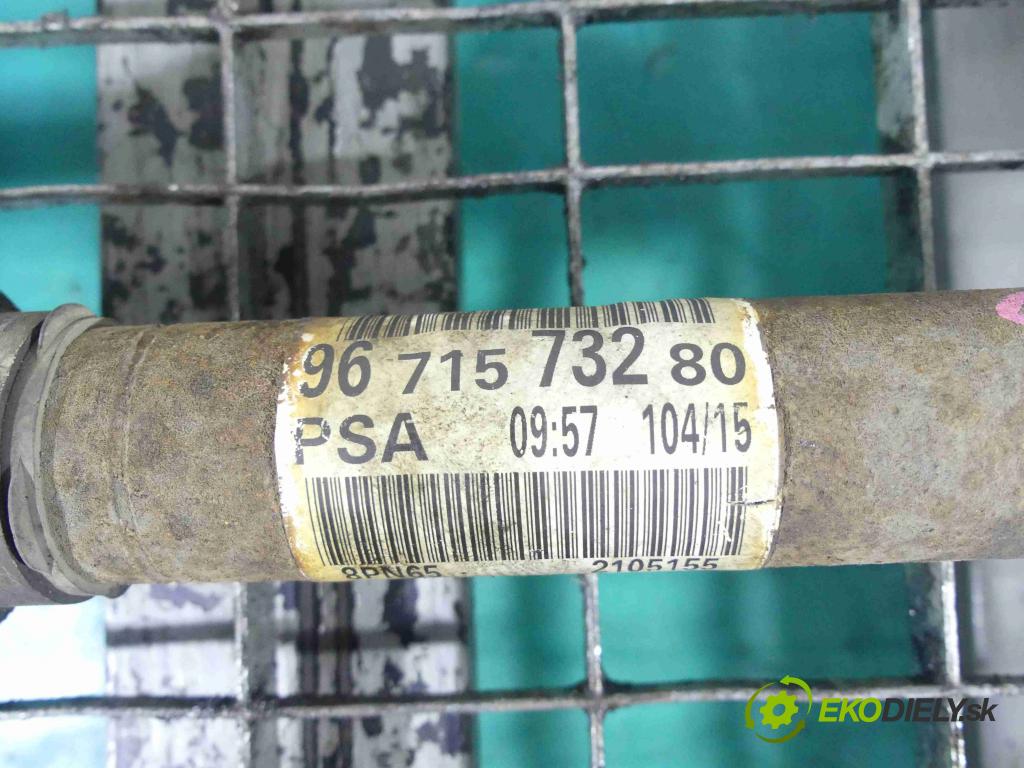 Peugeot 301 1.6 hdi 92 HP manual 68 kW 1560 cm3 4- poloos pravé 9671573280 (Poloosy)