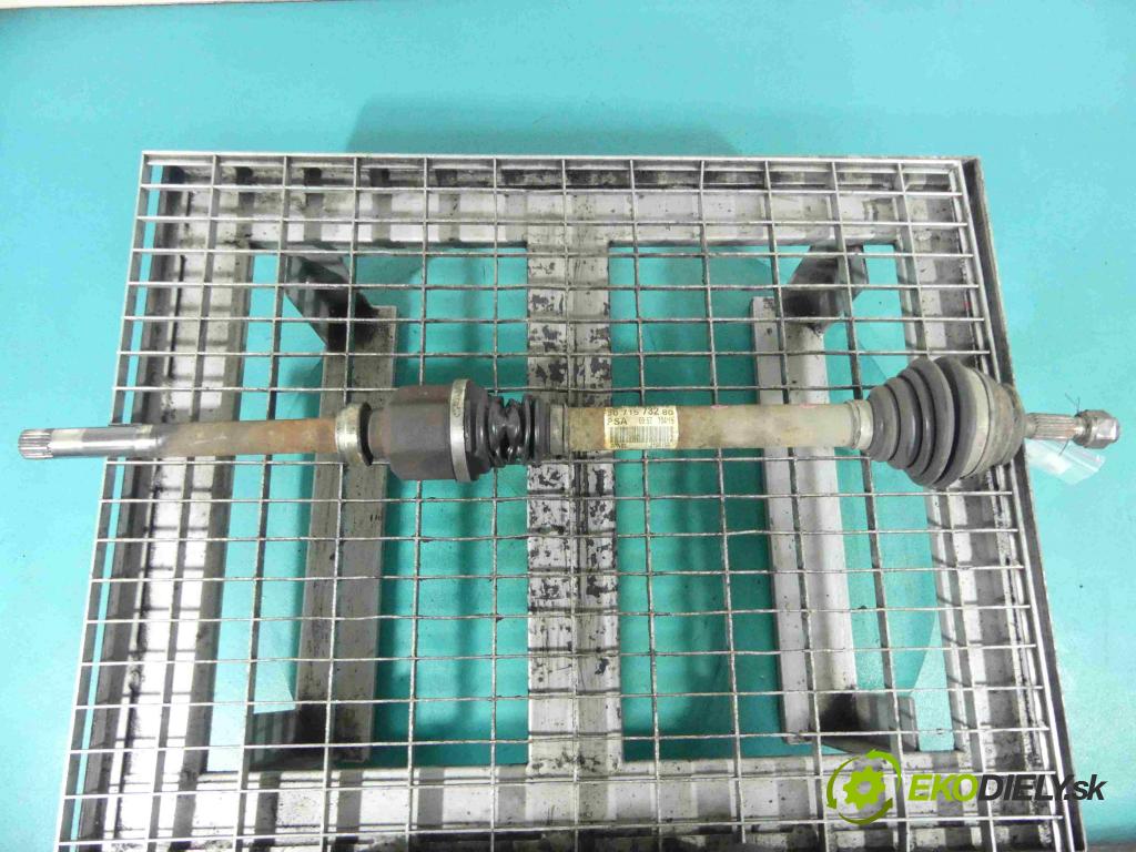 Peugeot 301 1.6 hdi 92 HP manual 68 kW 1560 cm3 4- poloos pravé 9671573280 (Poloosy)