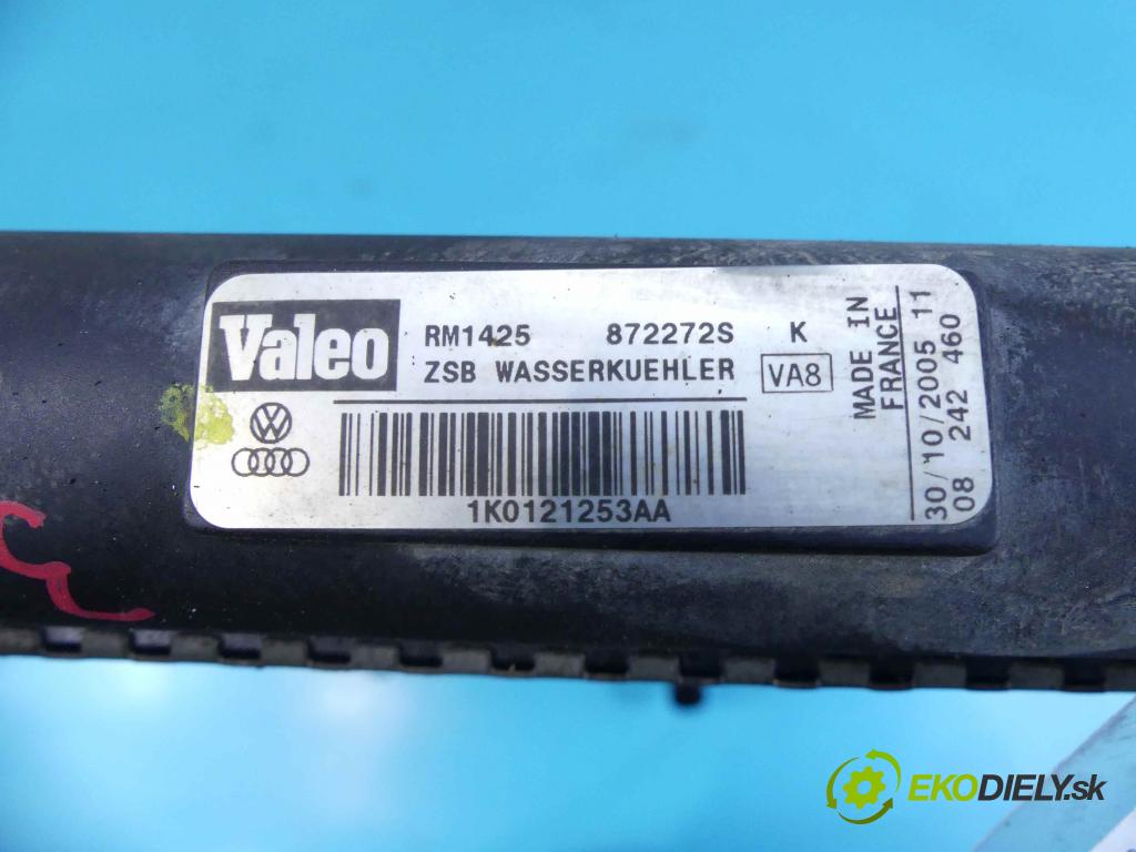 Vw Passat B6 2005-2010 1.9 tdi 105 HP manual 77 kW 1896 cm3 5- chladič 1K0121253AA (Chladiče)