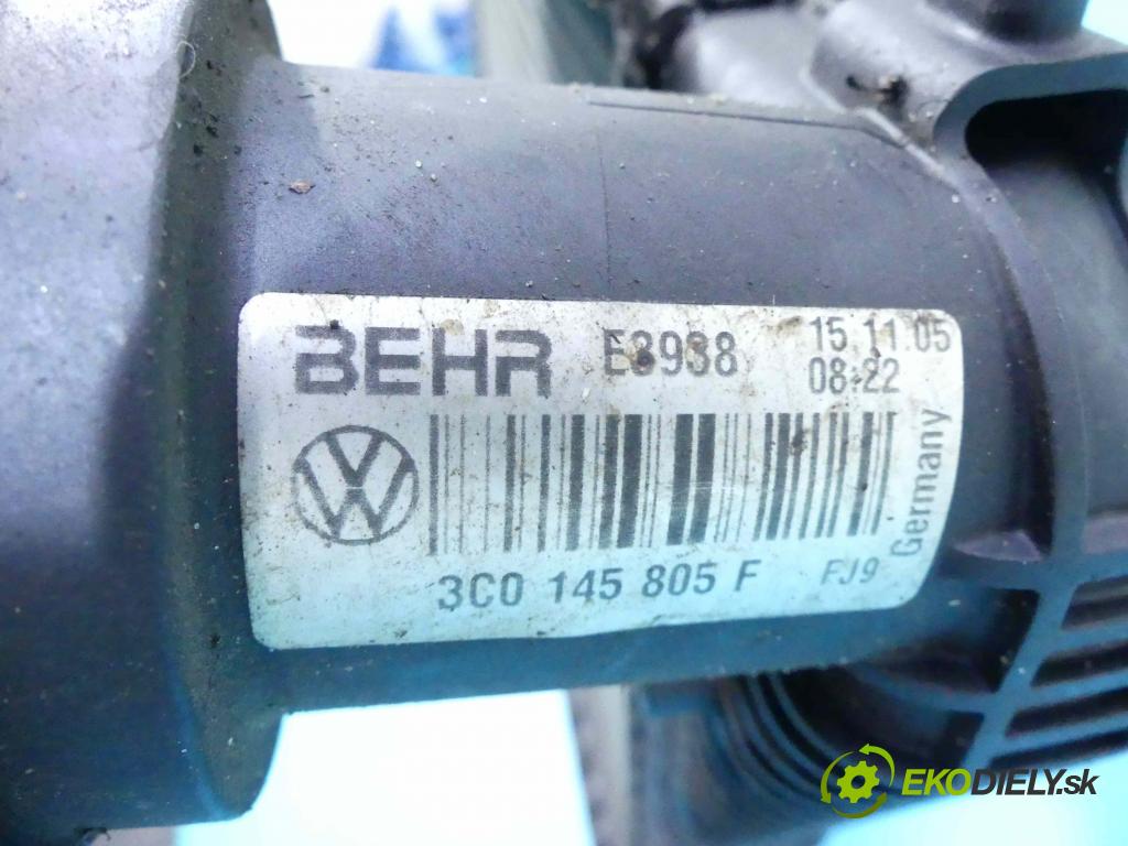 Vw Passat B6 2005-2010 1.9 tdi 105 hp manual 77 kW 1896 cm3 5- Intercooler 3C0145805F (Chladiče nasávaného vzduchu (intercoolery))