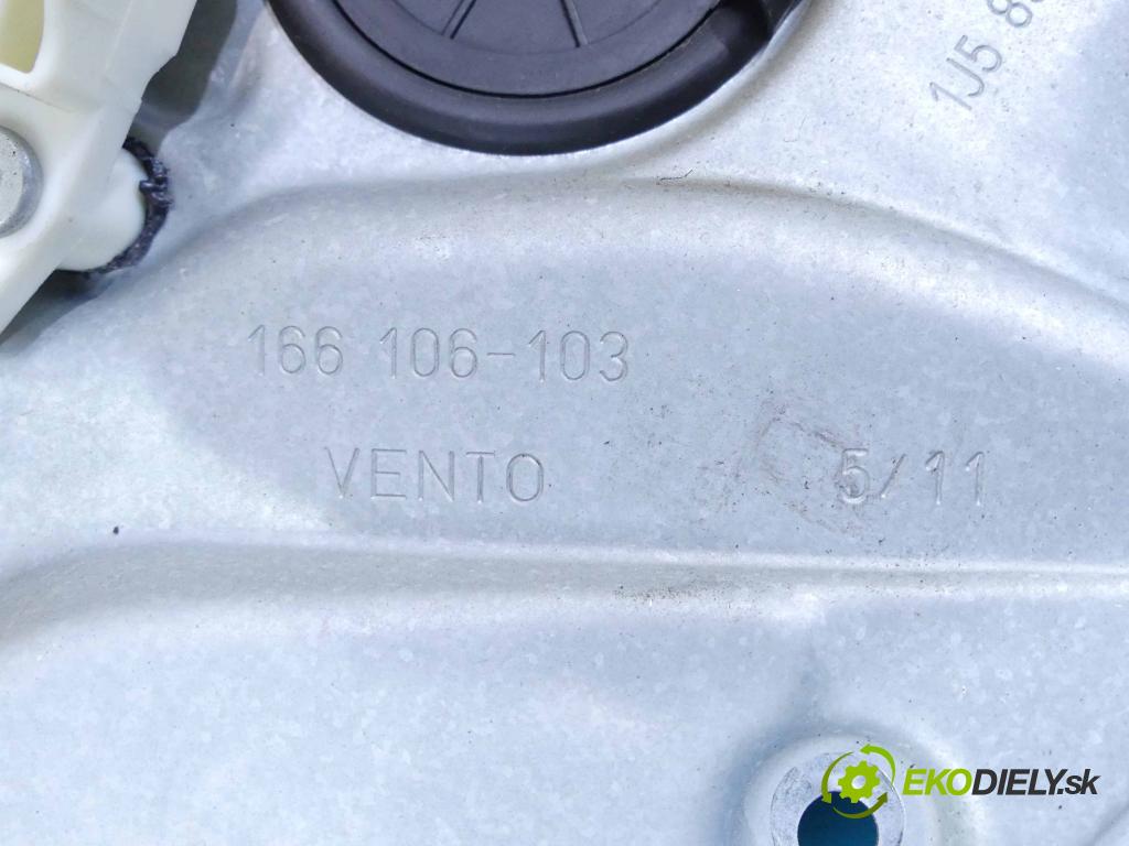 Vw Bora 1.6 SR 101 hp manual 74 kW 1595 cm3 4- mechanismus stahování zadní levý 1J5839729G
