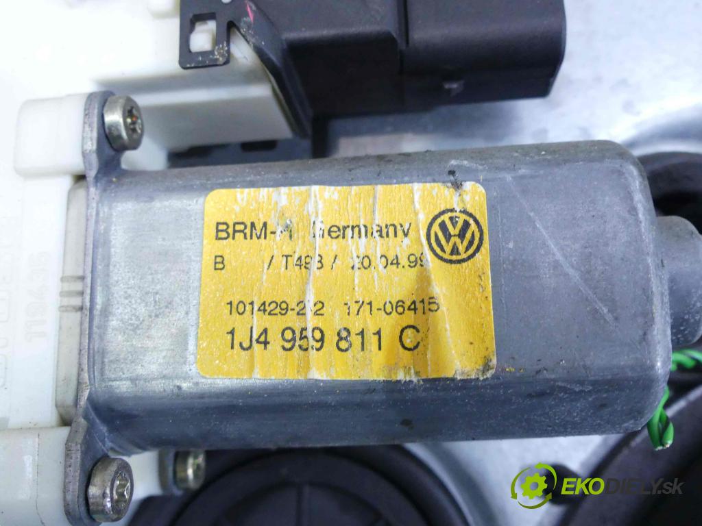 Vw Bora 1.6 SR 101 hp manual 74 kW 1595 cm3 4- mechanismus stahování zadní levý 1J5839729G