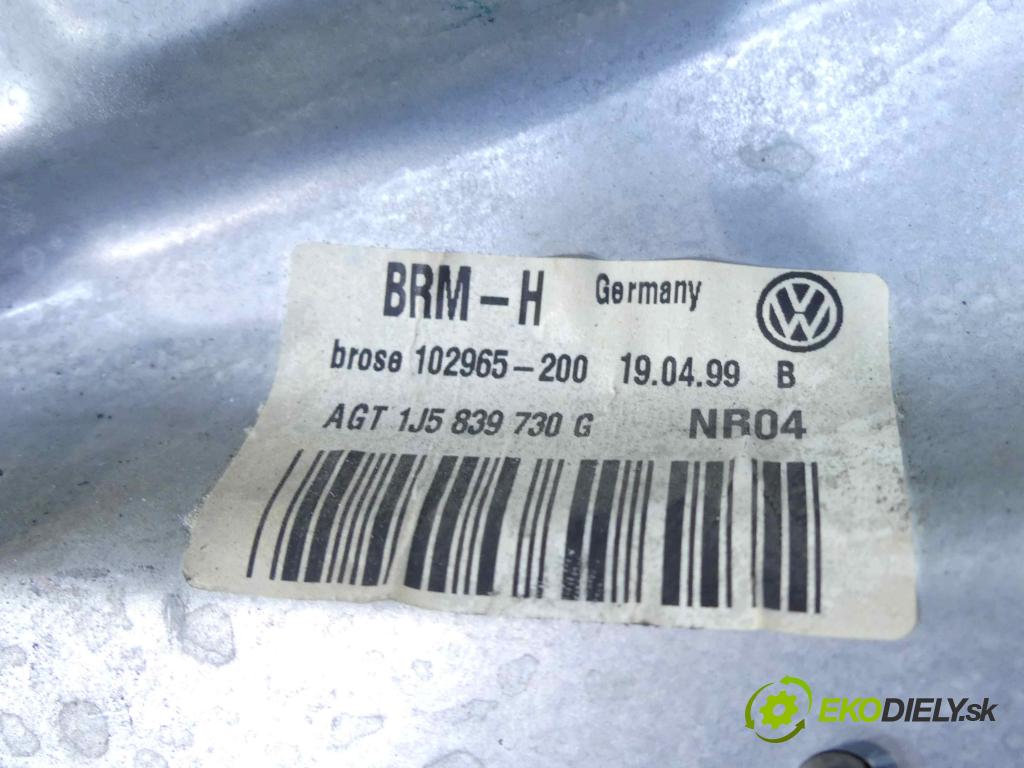Vw Bora 1.6 SR 101 hp manual 74 kW 1595 cm3 4- mechanismus stahování zadní pravý 1J5839730G
