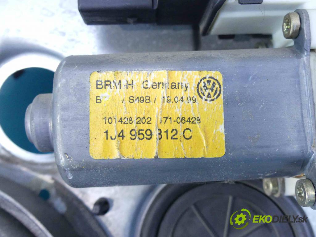 Vw Bora 1.6 SR 101 hp manual 74 kW 1595 cm3 4- mechanismus stahování zadní pravý 1J5839730G