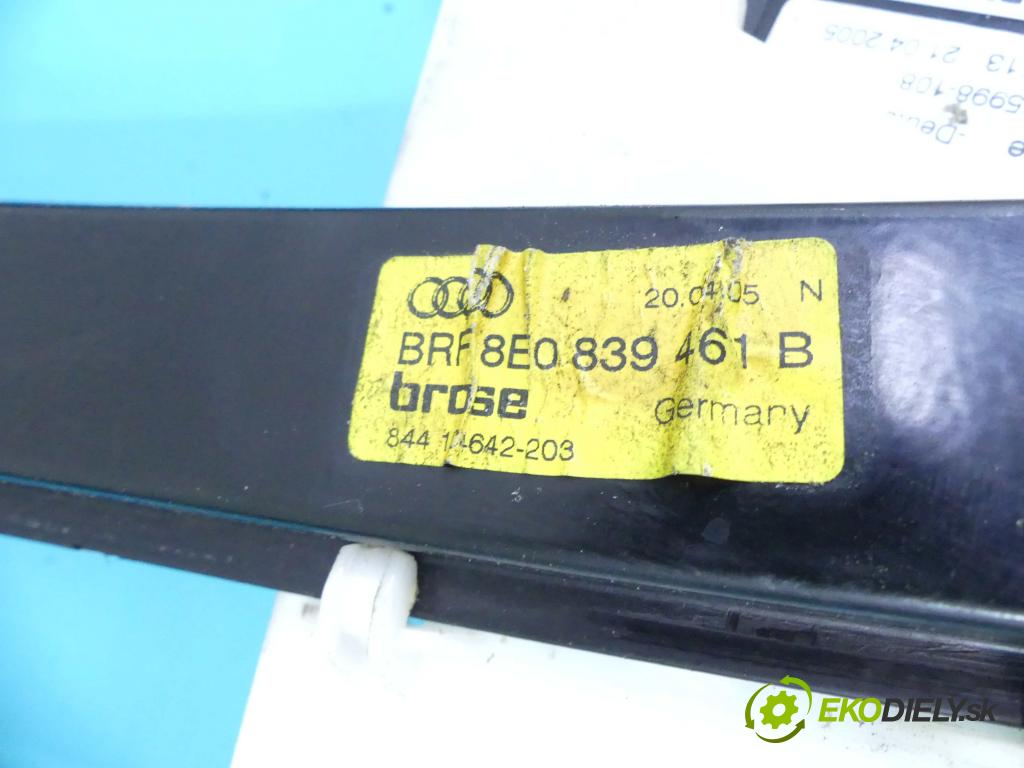 Audi A4 B7 2004-2008 1.9 tdi 116 hp manual 85 kW 1896 cm3 5- mechanismus stahování zadní levý 8E0959801A
