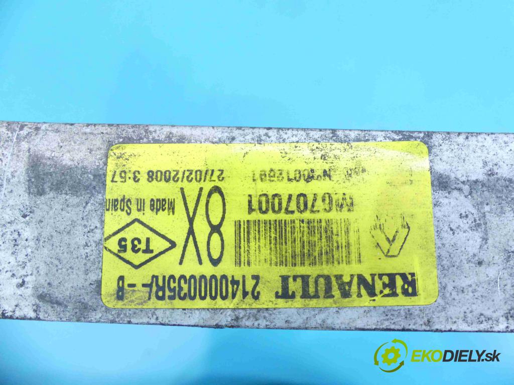 Renault Laguna III 2007-2015 2.0 dci 150 HP manual 110 kW 1995 cm3 5- chladič 214000035R (Chladiče)