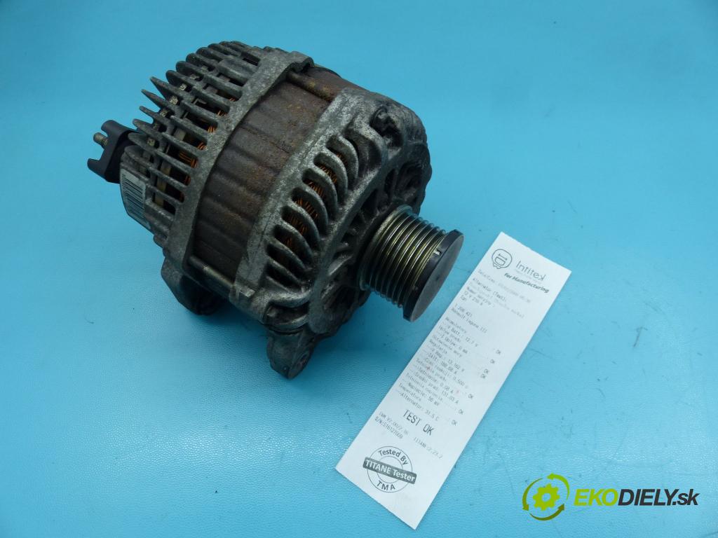 Renault Laguna III 2007-2015 2.0 dci 150 hp manual 110 kW 1995 cm3 5- Alternator 8200654785 (Alternátory)