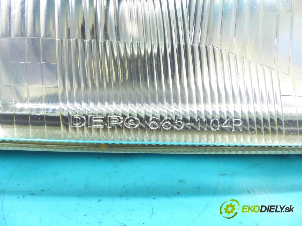 Skoda Octavia I 1996-2010 1.6 SR 101 HP manual 74 kW 1595 cm3 5- Reflektor: pravý  (Pravé)