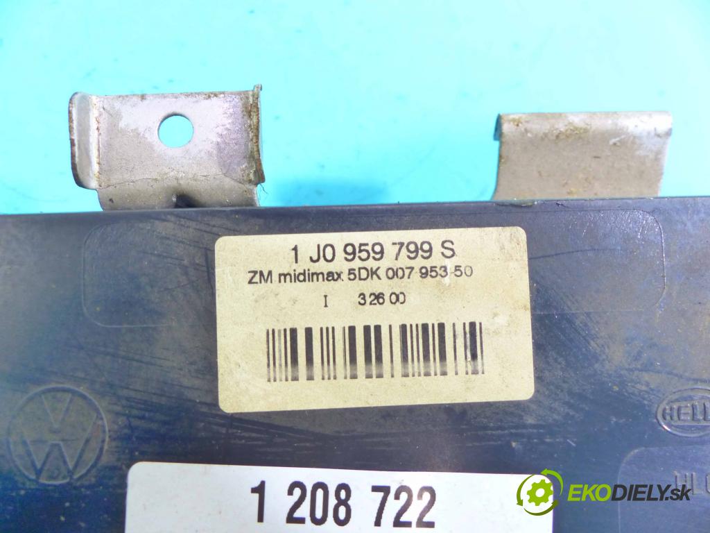 Seat Toledo II 1998-2004 1.9 tdi 90 HP manual 66 kW 1896 cm3 4- modul riadiaca jednotka 1J0959799S (Ostatné)