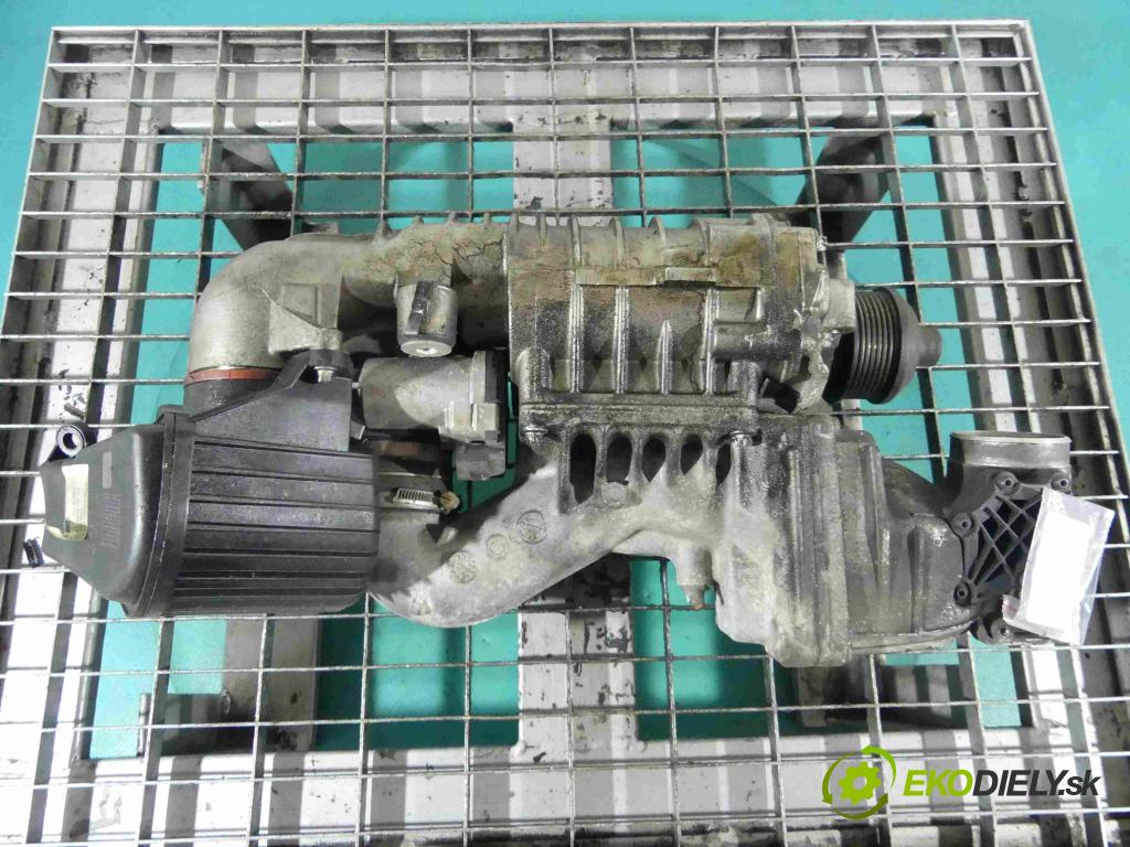 Mercedes C W203 2000-2007 1.8 kompressor 143 HP manual 105 kW 1796 cm3 3- turbodúchadlo, turbo A2710902080 (Turbodúchadlá (kompletné))