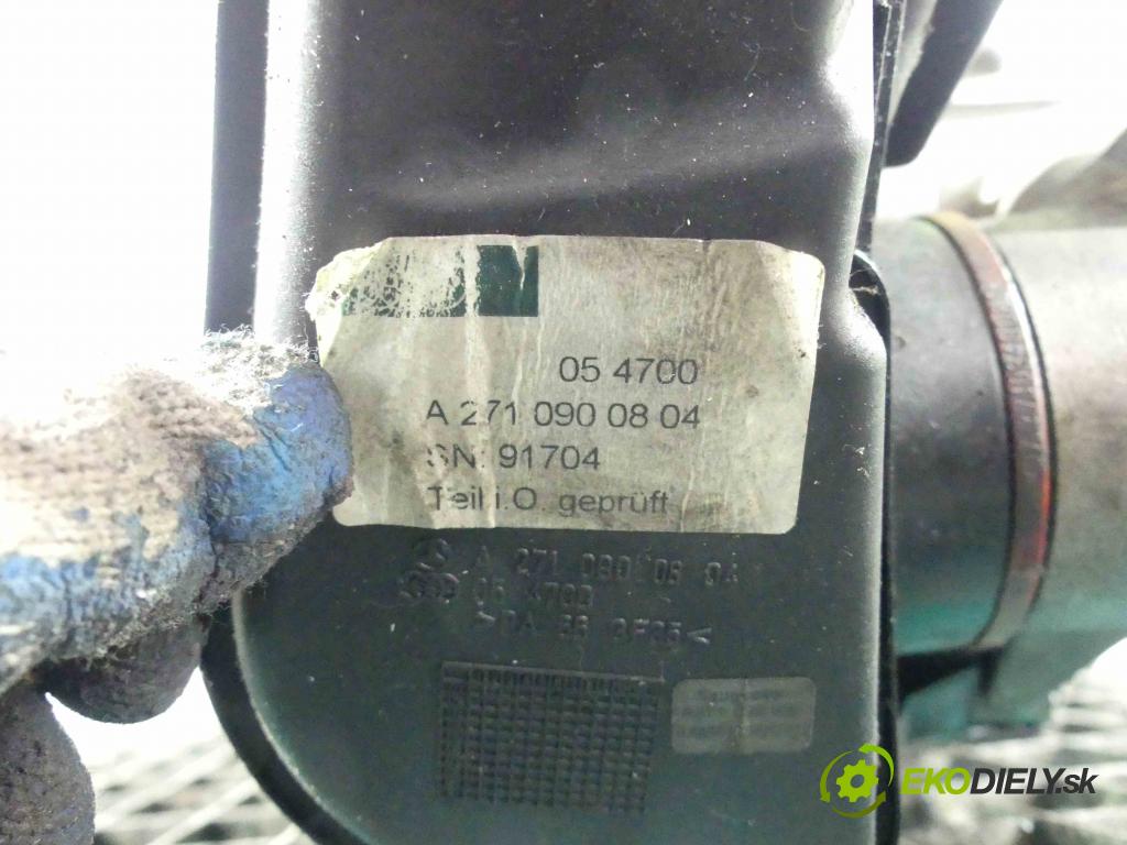 Mercedes C W203 2000-2007 1.8 kompressor 143 HP manual 105 kW 1796 cm3 3- turbodúchadlo, turbo A2710902080 (Turbodúchadlá (kompletné))