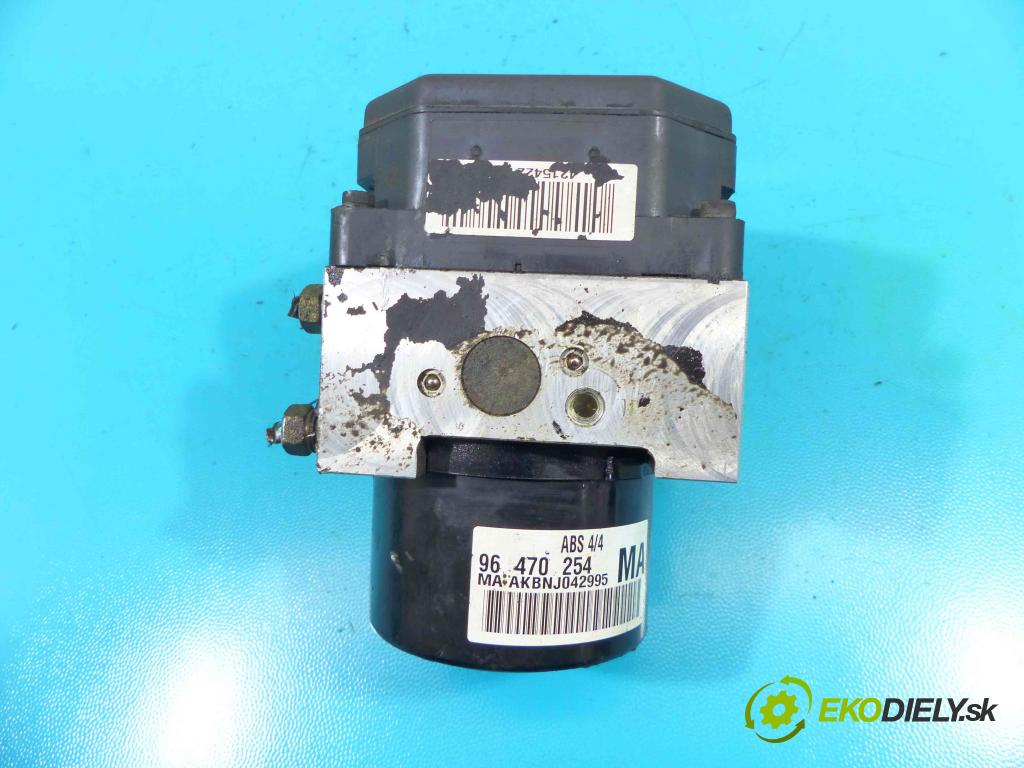 Chevrolet Aveo T200 2003-2008 1,2.0 8v 72 hp manual 53 kW 1150 cm3 5- čerpadlo abs 96470261 (Pumpy brzdové)