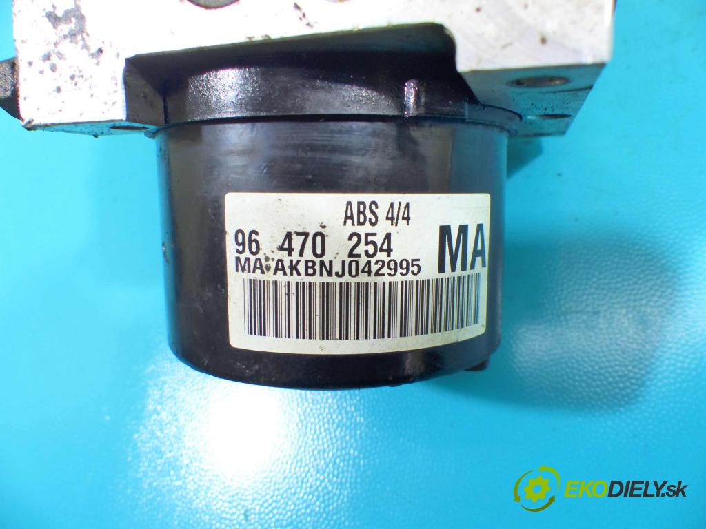 Chevrolet Aveo T200 2003-2008 1,2.0 8v 72 hp manual 53 kW 1150 cm3 5- čerpadlo abs 96470261 (Pumpy brzdové)
