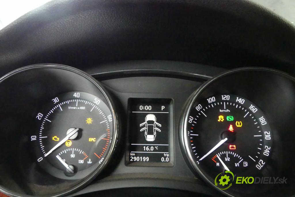 Skoda Superb II 2008-2015 3.6 V6 260 HP automatic 191 kW 3597 cm3 4- prístrojovka/ budíky 3T1920841B (Prístrojové dosky, displeje)