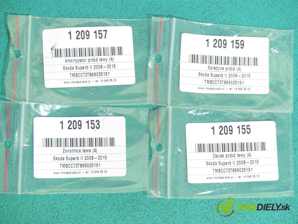 Skoda Superb II 2008-2015 3.6 V6 260 HP automatic 191 kW 3597 cm3 4- náboj ľavé  (Náboje)