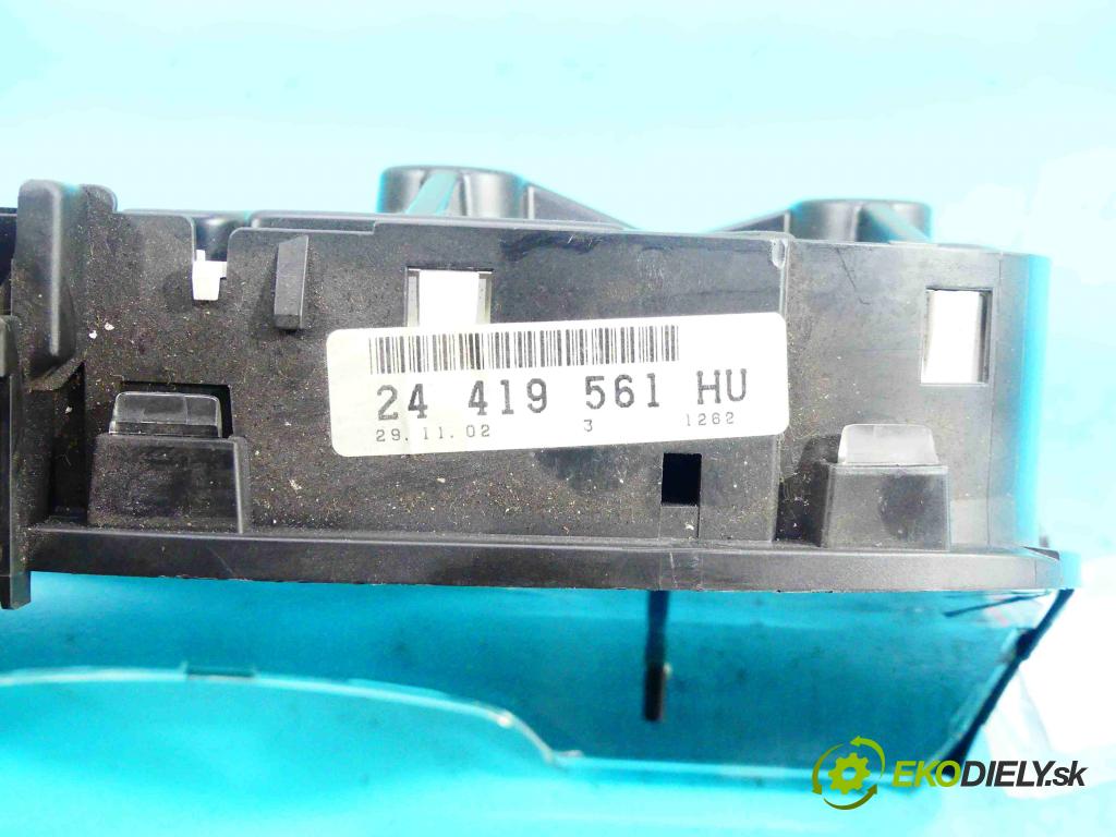Opel Zafira A 1999-2005 2.0 dti 101 HP manual 74 kW 1995 cm3 5- prístrojovka/ budíky 110080069/003 (Prístrojové dosky, displeje)