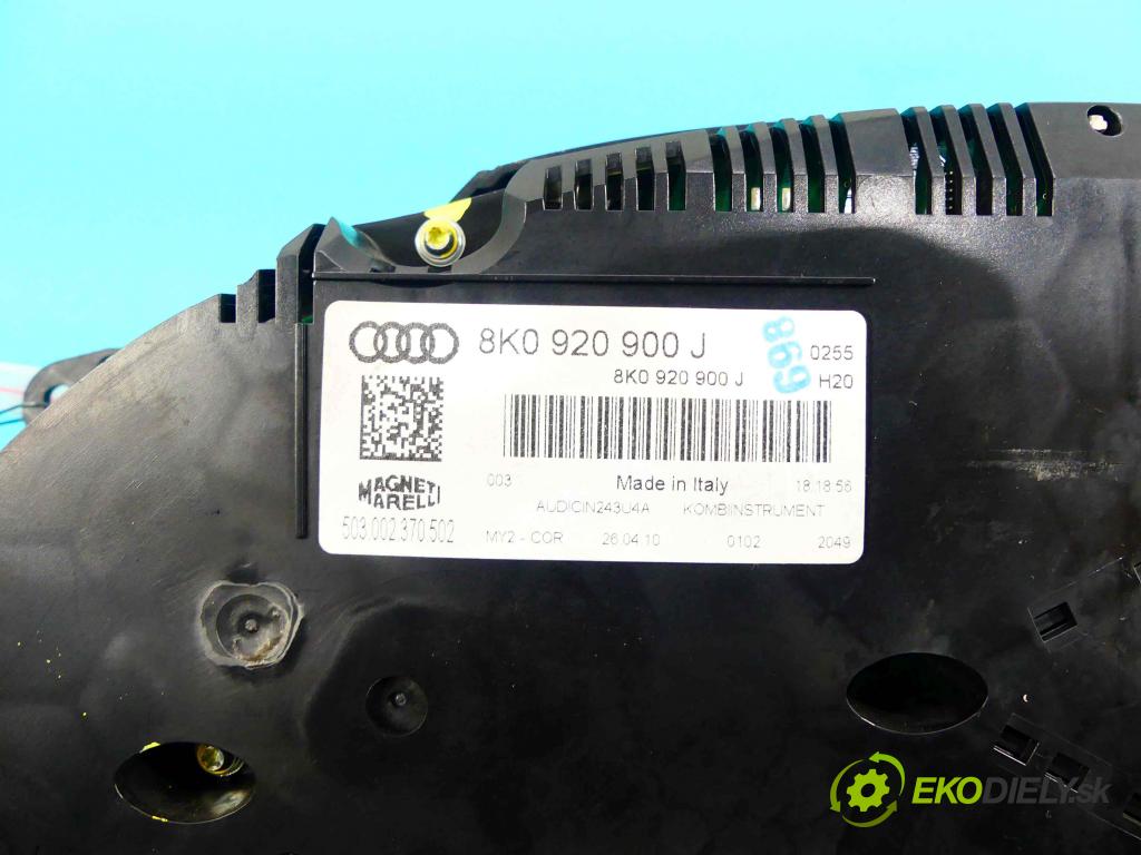 Audi A4 B8 2007-2015 2.0 tdi 136 HP manual 100 kW 1968 cm3 5- prístrojovka/ budíky 8K0920900J (Prístrojové dosky, displeje)