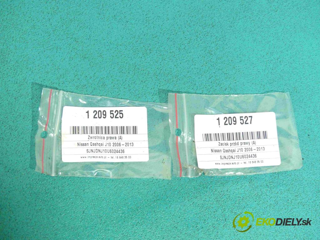 Nissan Qashqai J10 2006-2013 2.0 dci 150 HP manual 110 kW 1995 cm3 5- náboj pravé  (Náboje)