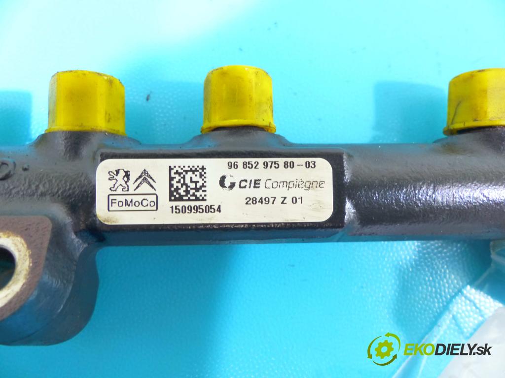 Peugeot 301 1.6 hdi 92 HP manual 68 kW 1560 cm3 4- lišta vstrekovacia 9685297580-03 (Vstrekovacie lišty)