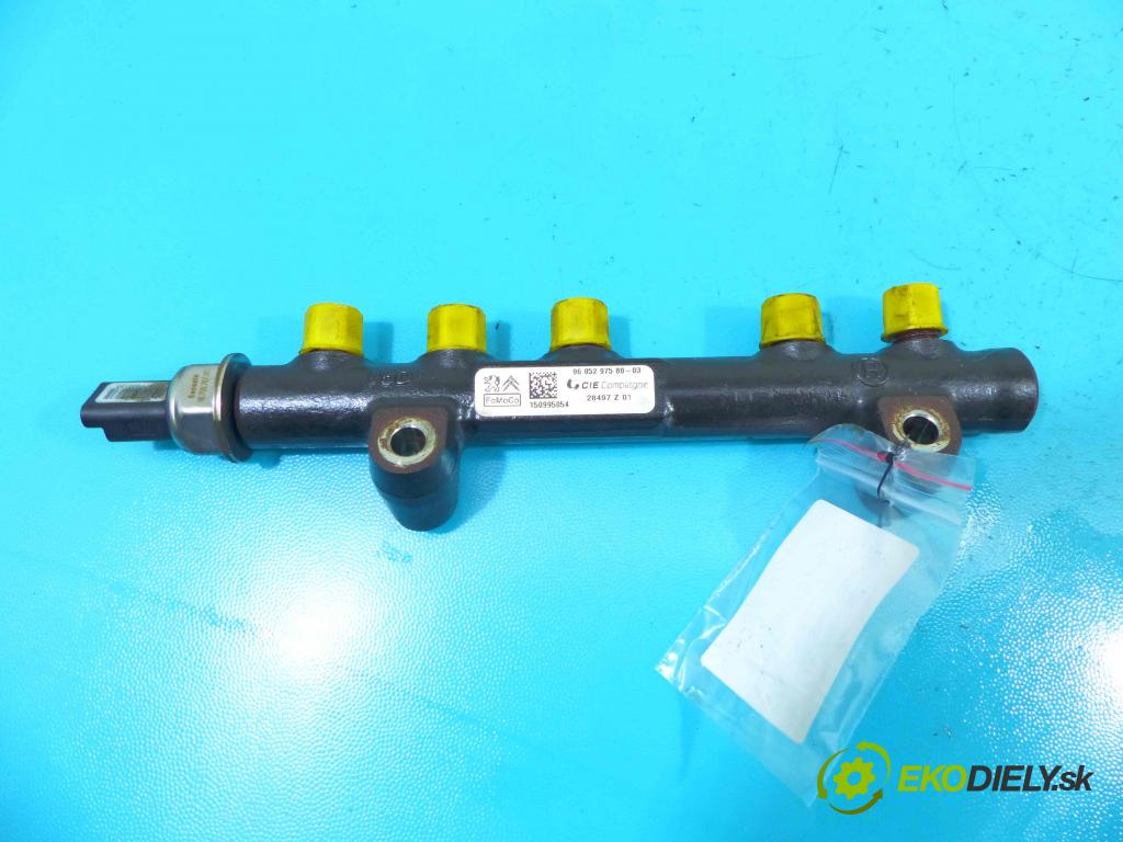 Peugeot 301 1.6 hdi 92 HP manual 68 kW 1560 cm3 4- lišta vstrekovacia 9685297580-03 (Vstrekovacie lišty)