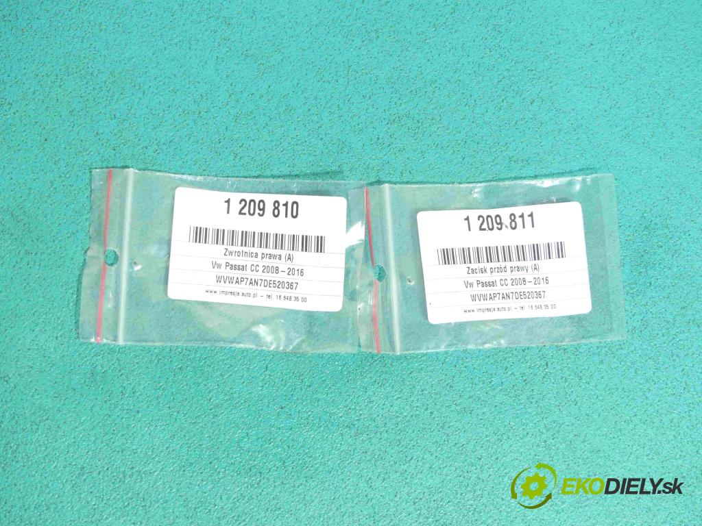 Vw Passat CC 2008-2016 2.0 TSI 211KM manual 155 kW 1984 cm3 4- náboj pravé  (Náboje)