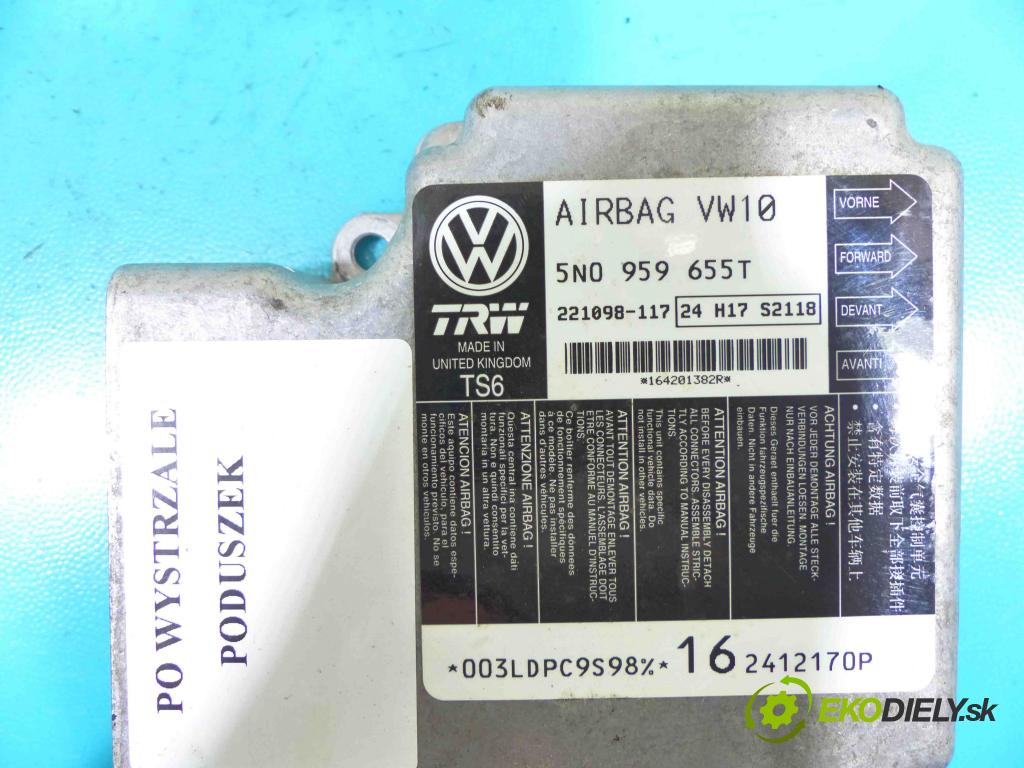 Vw Passat CC 2008-2016 2.0 TSI 211KM manual 155 kW 1984 cm3 4- modul riadiaca jednotka 5N0959655T (Ostatné)