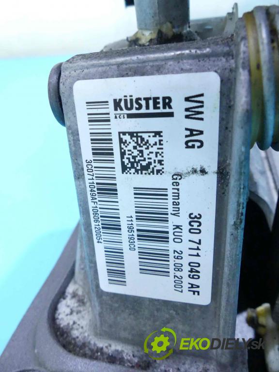 Vw Passat CC 2008-2016 2.0 TSI 211KM manual 155 kW 1984 cm3 4- Páka: Změny: stupeň,rýchlosť 3C0711049AF (Rýchlostné páky / kulisy)