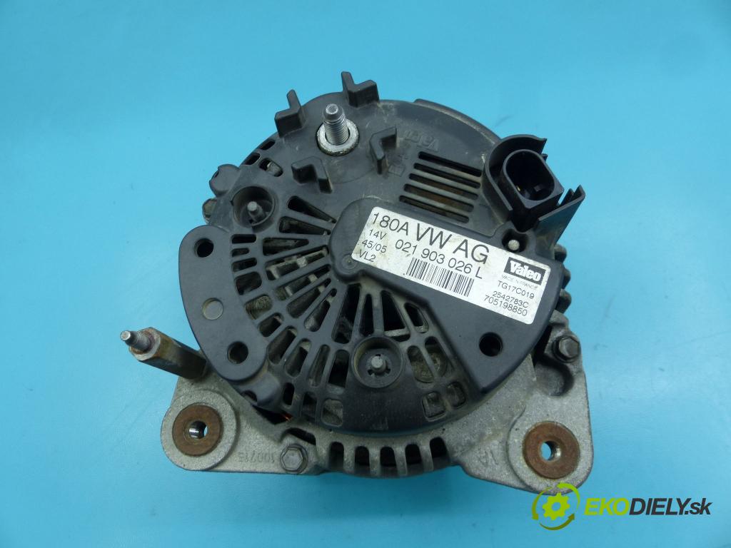 Vw Passat B6 2005-2010 1.9 tdi 105 hp manual 77 kW 1896 cm3 5- Alternator 021903026L (Alternátory)