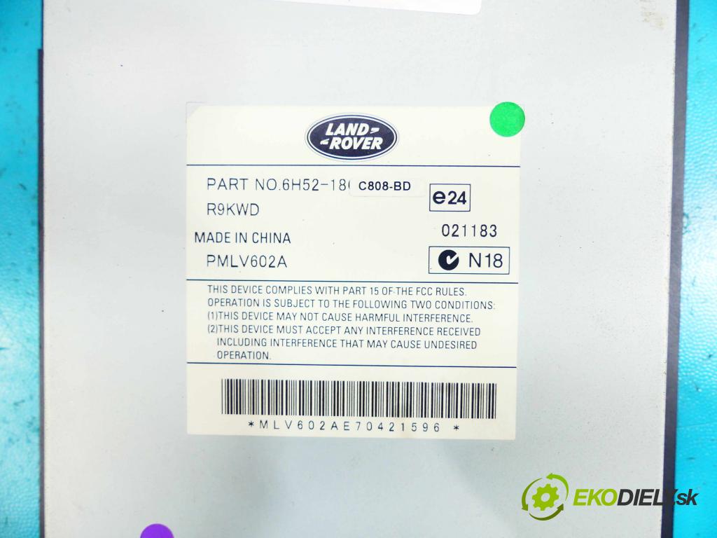 Land rover Freelander II 2006-2014 2.2 TD4 152KM manual 112 kW 2179 cm3 5- Zesilovač: 6H52-18C808-BD (Zosilňovače)