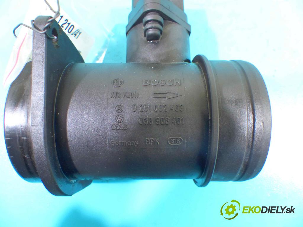 Vw Passat B5 1995-2005 1.9 tdi 101 HP manual 74 kW 1896 cm3 5- průtokoměr: 0281002463 (Váhy vzduchu)