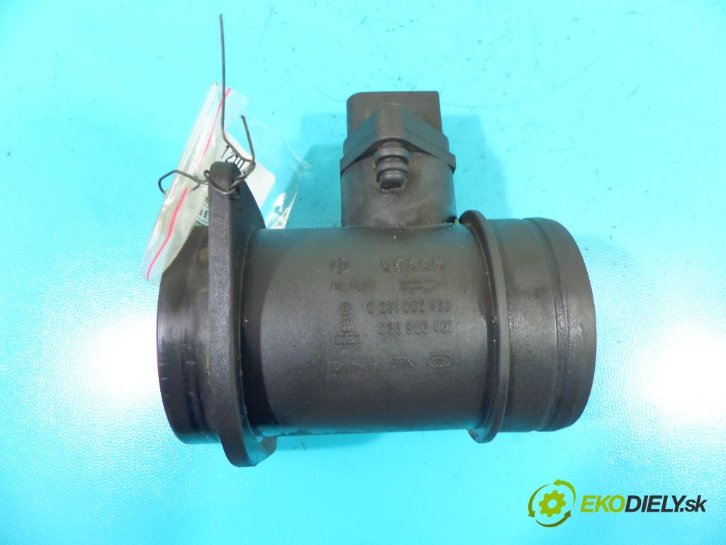 Vw Passat B5 1995-2005 1.9 tdi 101 HP manual 74 kW 1896 cm3 5- průtokoměr: 0281002463 (Váhy vzduchu)