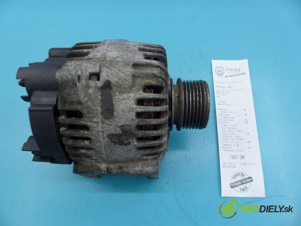 Renault Thalia I 1998-2009 1.5 dci 65 hp manual 48 kW 1461 cm3 4- Alternator 8200386806 (Alternátory)