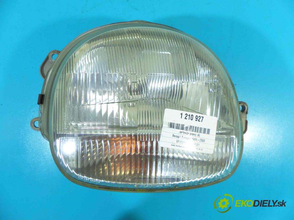 Renault Twingo I 1996-2003 1,2.0 58 HP manual 43 kW 1149 cm3 3- Reflektor: pravý  (Pravé)