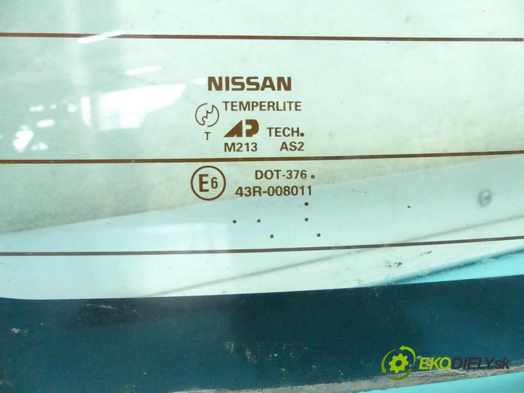 Nissan Almera N15 1995-2000 1.4 16v 75 hp manual 55 kW 1392 cm3 5- sklo zadní  (Okna zadní)
