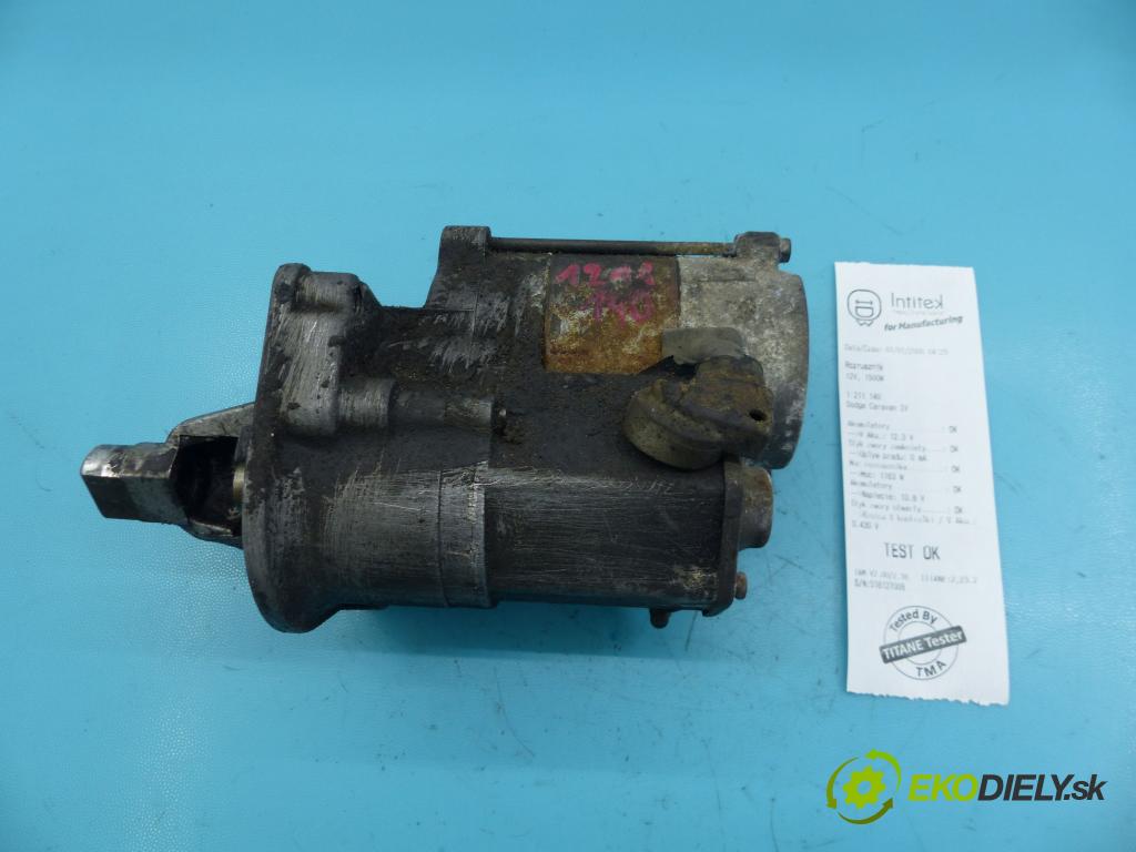 Dodge Caravan IV 2000-2007 3.8 V6 166 HP automatic 122 kW 3778 cm3 5- štartér TN428000-2220 (Štartéry)