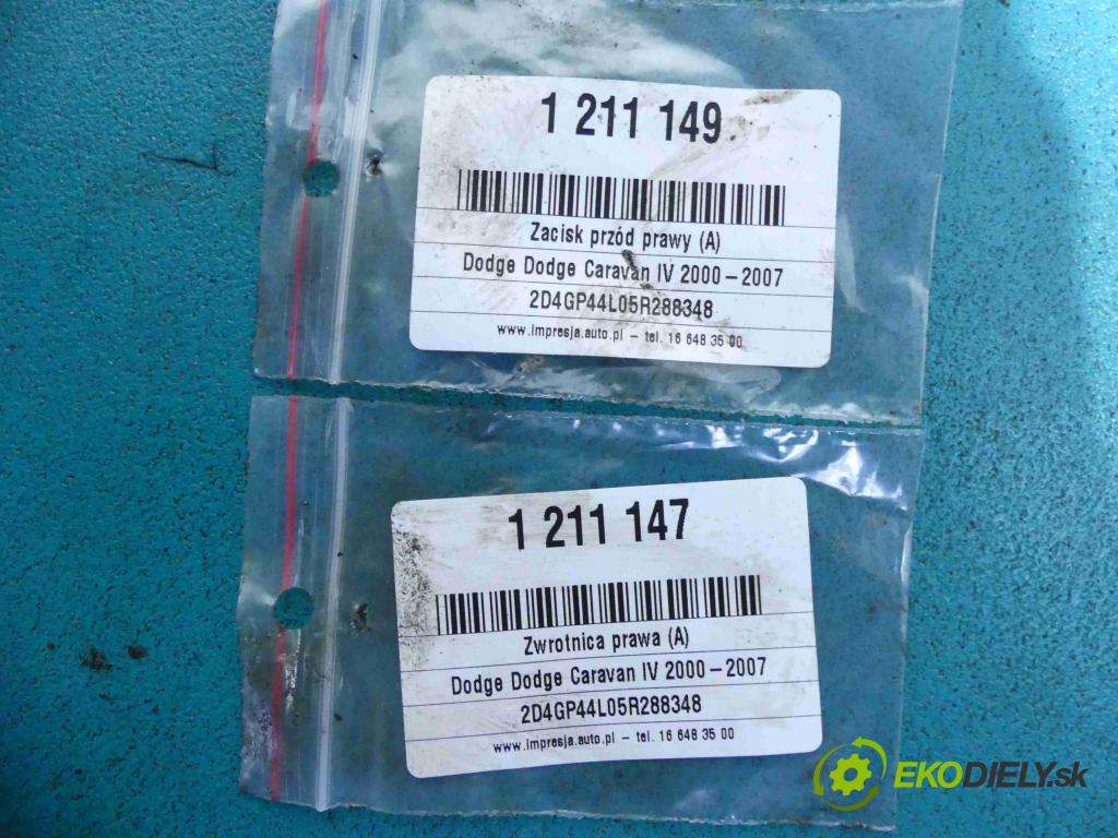 Dodge Caravan IV 2000-2007 3.8 V6 166 HP automatic 122 kW 3778 cm3 5- náboj pravé  (Náboje)