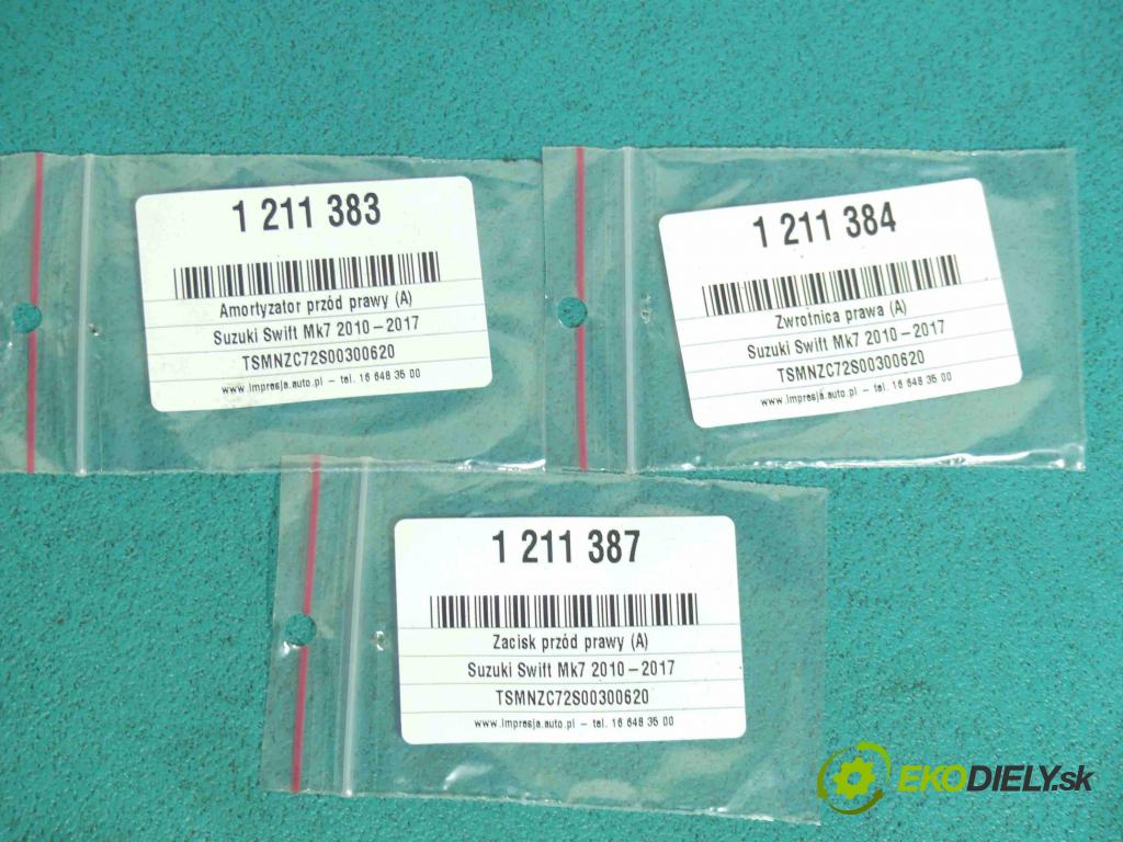 Suzuki Swift Mk7 2010-2017 1.2 16v 94 HP manual 69 kW 1242 cm3 5- náboj pravé  (Náboje)