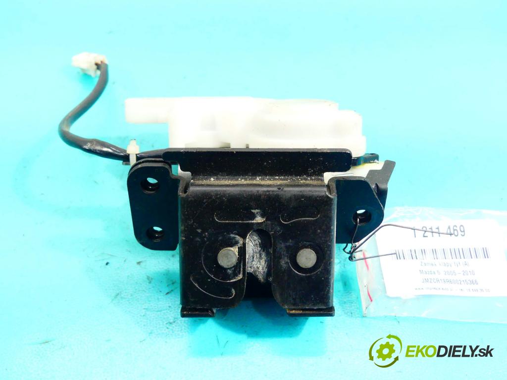 Mazda 5  2005-2010 2.0d 143 hp manual 105 kW 1998 cm3 5- zámek kufrových dveří zadní 