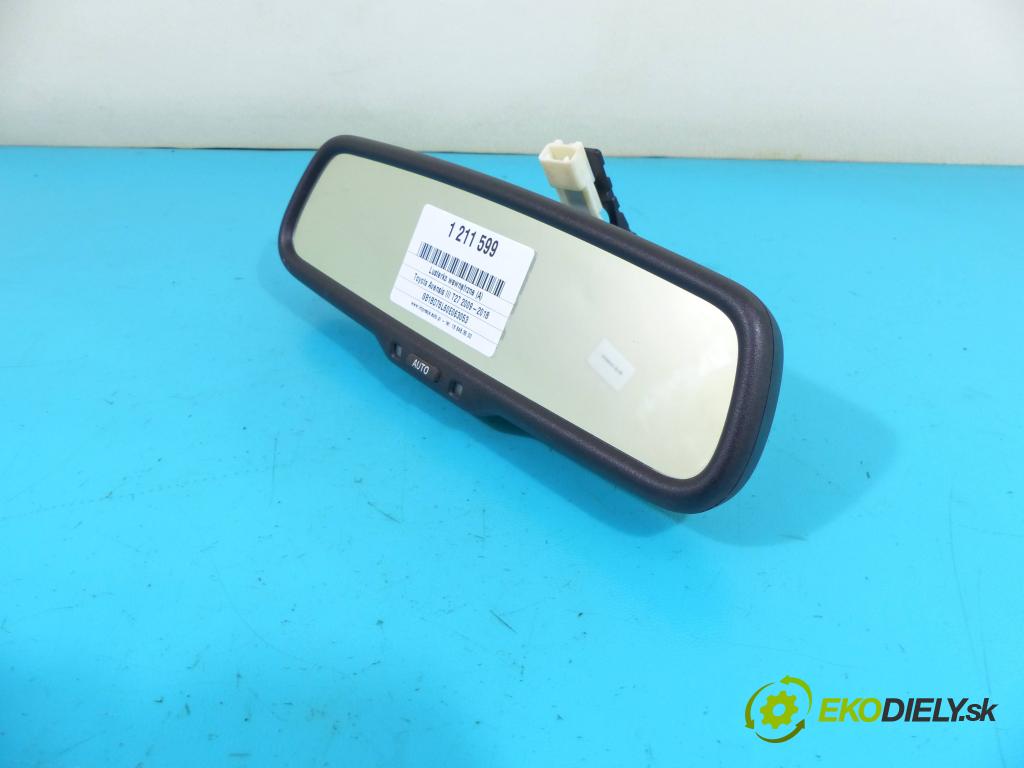 Toyota Avensis III T27 2009-2018 2.0 D4D 126 hp manual 93 kW 1998 cm3 4- zpětné zrcátko vnitřní 878100F050 (Světla vnitřní)