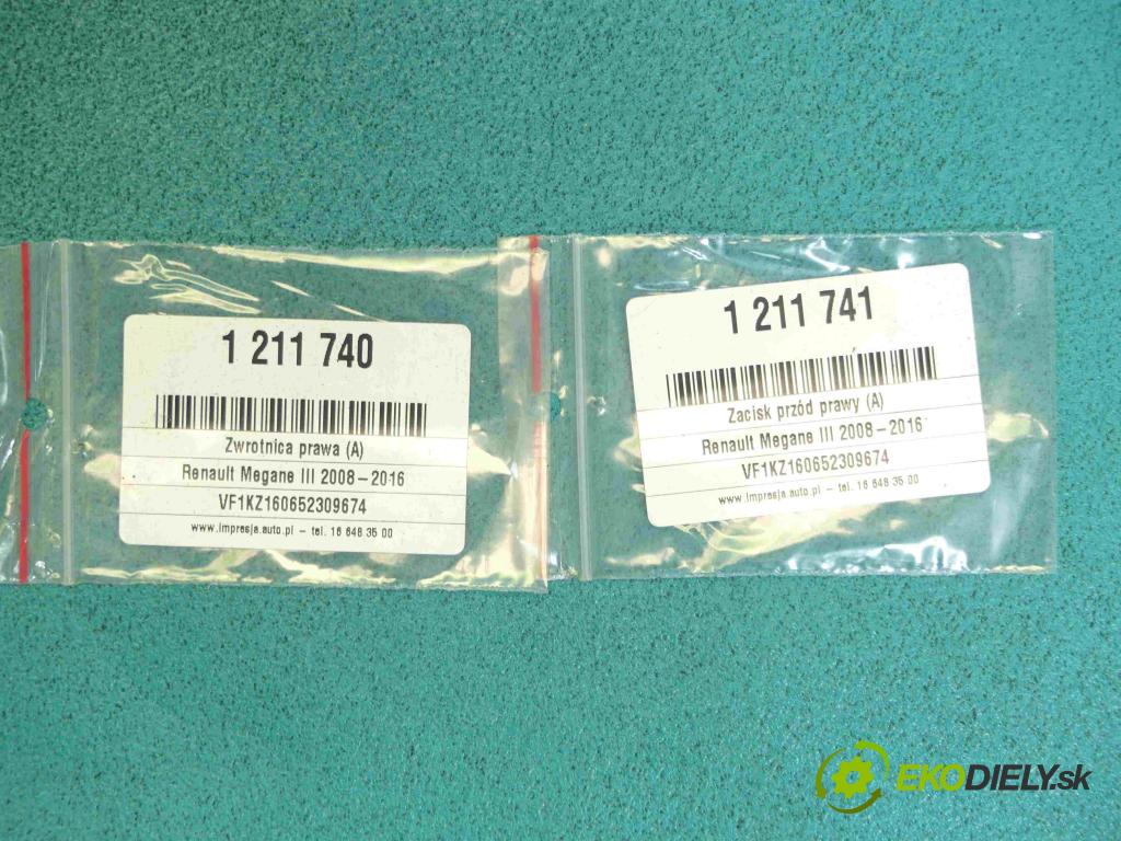 Renault Megane III 2008-2016 1.2 TCE: 132  HP manual 97 kW 1197 cm3 5- náboj pravé  (Náboje)