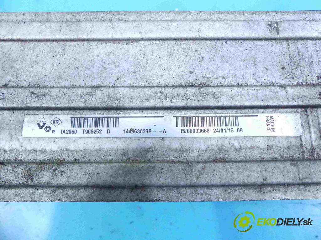 Renault Megane III 2008-2016 1.2 TCE: 132 hp manual 97 kW 1197 cm3 5- Intercooler 144963639R (Chladiče nasávaného vzduchu (intercoolery))