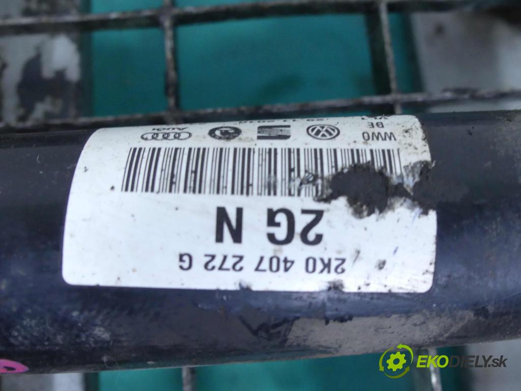 Vw Caddy III 2K 2003-2015 2.0 tdi 140 HP manual 103 kW 1968 cm3 5- poloos pravé 2K0407272G (Poloosy)