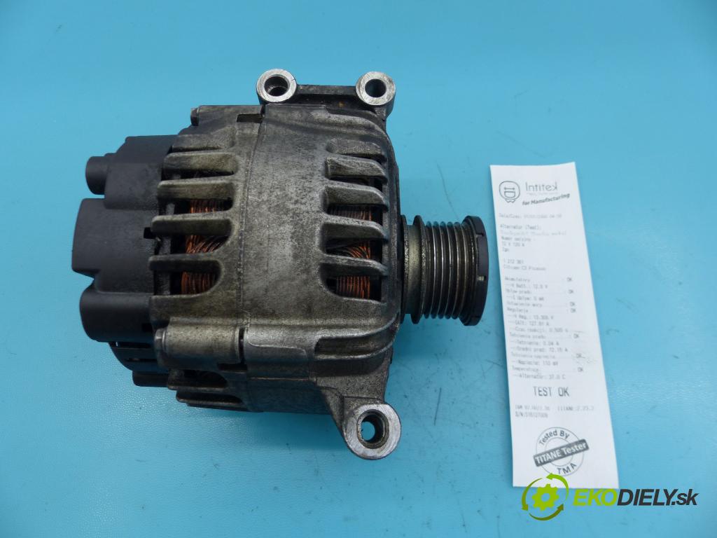 Citroen C3 Picasso 2008-2017 1.4 16v 95 hp manual 70 kW 1397 cm3 5- Alternator 615484 (Alternátory)