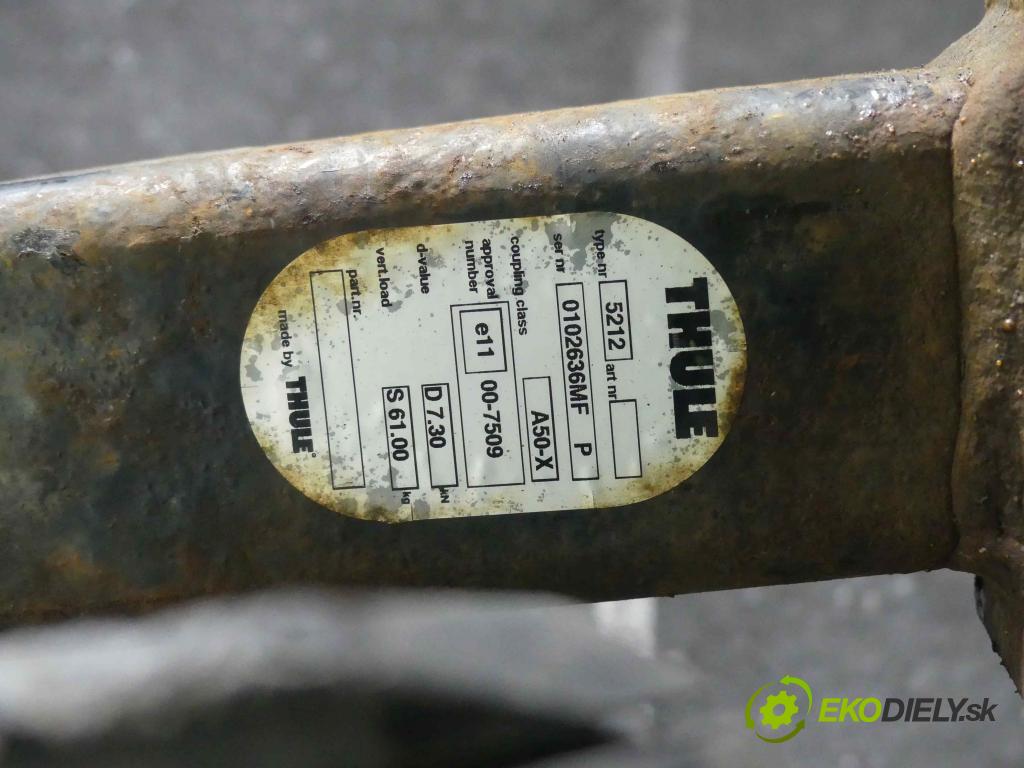 Citroen C3 Picasso 2008-2017 1.4 16v 95 HP manual 70 kW 1397 cm3 5- Hák: vlečení:  (Ťažné zariadenia)