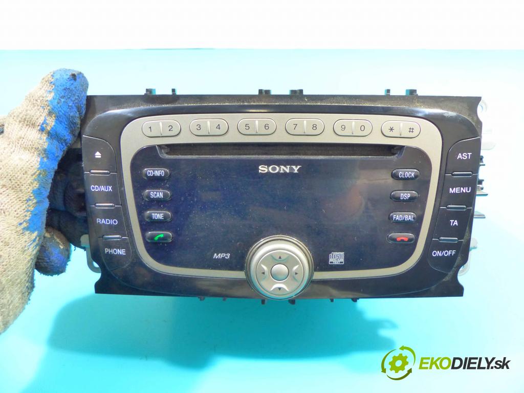 Ford Mondeo Mk4 2007-2014 2.0 16v 145 HP manual 107 kW 1999 cm3 5- Radio továreň: VP6M2F-18C821-AE