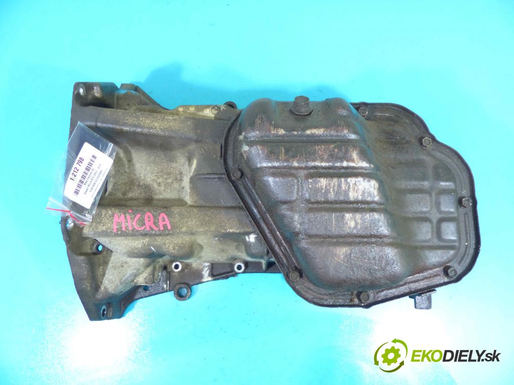 Nissan Micra K12 2003-2010 1.2 16v 80 HP manual 59 kW 1240 cm3 5- vaňa olejová CR12 (Olejové vane)