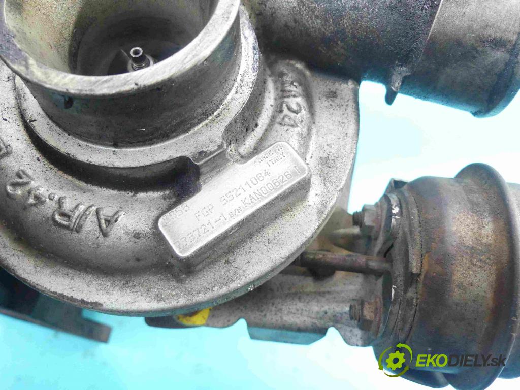 Alfa romeo 159 1.9 jtd 150 HP automatic 110 kW 1910 cm3 4- turbodúchadlo, turbo 55211064 (Turbodúchadlá (kompletné))